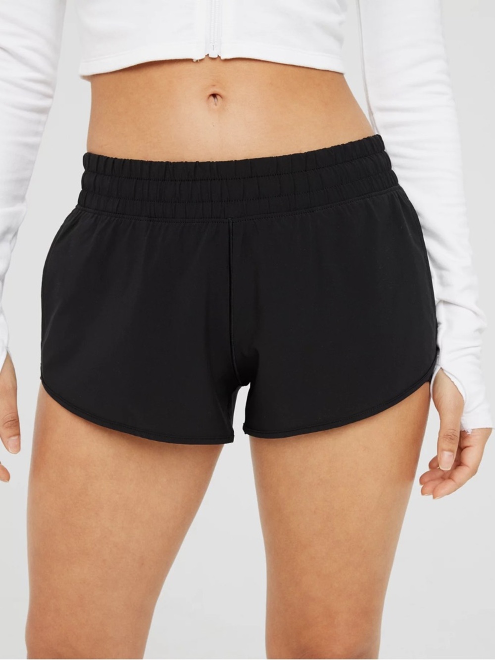 Offline By Aerie Women’s Hot Stuff Shorts Size XL Black Low Rise 2” Inseam EUC